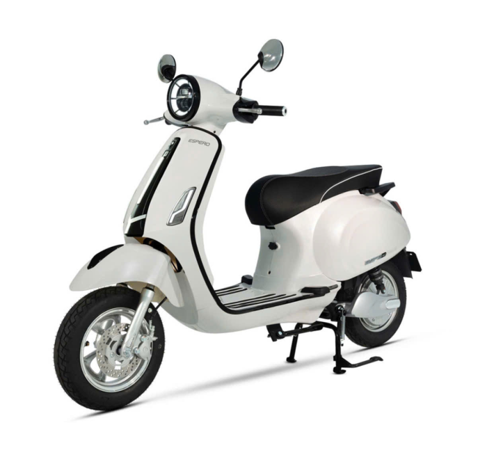 xe điện trắng espero